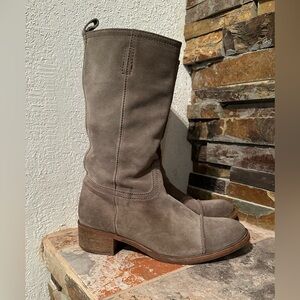 J Crew Suede Mid Calf Boots